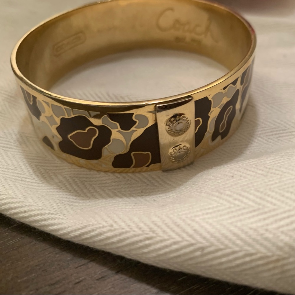 Coach enamel bangle
